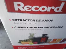 Extractor De Jugos Con Cuerpo De Acero Inoxidable Mar Record