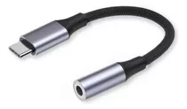 Adaptador De Audio Tipo C A Auxiliar Jack 3.5 Audífonos Usb