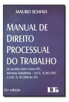 Libro Manual De Direito Processual Do Trabalho 15ed 19 De Sc