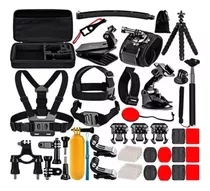 Kit Maleta Gopro +50 Accesorios Cámara Deportes Extremo