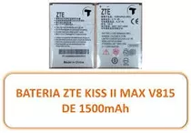 Bateria Pila Celular Zte Kiss Ii Max V815 1500 Mah