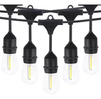 Guirnalda Luces Led Terraza 10 Mts + 10 Ampolletas Maxwell