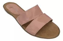 Sandalias Lucía Nude 100% Cuero Charolado Verano Lola Roca