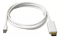 Cable Thunderbolt Mini Displayport A Hdmi 1.8m Display Port Color Blanco
