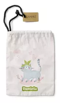 Bolsa Infantil Escolar 25x35 Cm Gatita S77 Impermeable