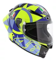 Casco Valentino Rossi 46 Agu Dot Genuino Italia Moto Pistagp