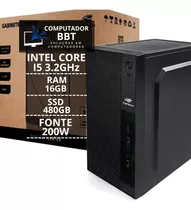 Pc Intel Core I5 3ª Ger/16gb Ddr3/480gb Ssd/gabinete + Fonte