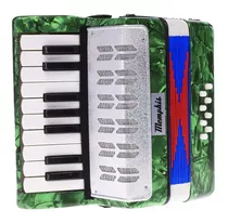 Acordeon Infantil Memphis Stp104 8 B / 17 T Green