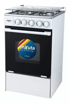 Cocina Enxuta Cenx9504 A Gas/eléctrica 4 Hornallas  Blanca 220v Puerta Con Visor