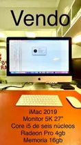 Apple iMac 27 Pulgadas 5k 2019 16gb 1tb
