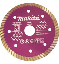 Disco Diamantado Makita D-51057 110mmx20mm (porcelanato) Color Morado