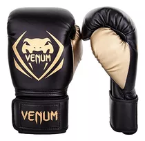 Guantes De Boxeo Contendiente Venum Negro - Gold 14 Oz