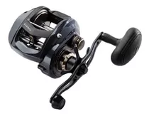 Reel Huevito Rotativo Marine Sports Titan 400 7 Rulemanes Lado De La Manija Izquierdo Color Negro