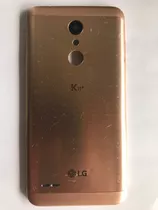 Tapa Trasera  Para LG K11 Plus + Lente Camara Gold Original