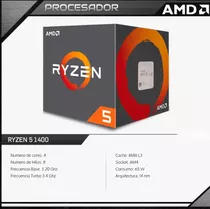 Combo Actulizacion Ryzen 5 1400+ Mother A320 