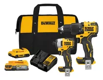 Combo Taladro Inalámbrico 1/2 + Atornillador 1/4  Dewalt