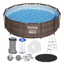 Piscina Estrutural 9.150l Deluxe + Filtro 110v/220v + Capa