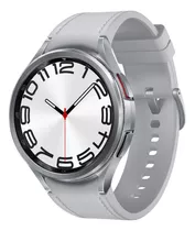 Samsung Galaxy Watch6 Classic 47mm Silver Caja Blanco Correa Plateado Bisel Plateado Diseño De La Correa Fluoroelastómero