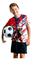 Playera Niños Aficionado Chivas Full Print Deportiva 