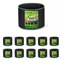 Kit De Siembra  Delxo Bolsas De Cultivo De 1 Galón, 20 U Ksb