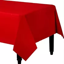 Mantel Para Cumpleaños Colores 137 X 274 Cm Glam Color Rojo