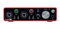 Placa De Sonido Focusrite Scarlett 2i2 3era Gen En Caja 