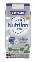 Leche De Fórmula Líquida Nutricia Bagó Nutrilon Profutura 2 