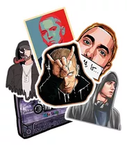 Pack Stickers Eminem Marshall Matters Calcomanias Apum
