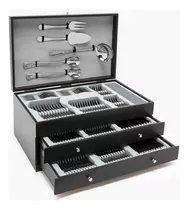 Set 125 Piezas Cuchilleria Acero Inox Maleta Roberta Allen