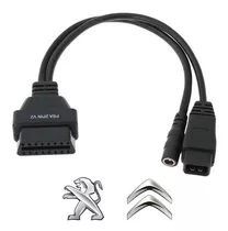 Conector Citroen Peugeot Obd1 Obd2 - 2 Pin A 16 Pin 