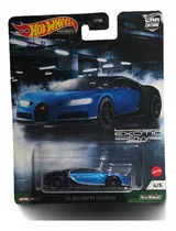 Hot Wheels 16 Bugatti Chiron 4/5 Real Riders Exotic Color Negro