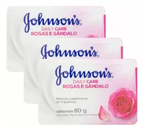 Sabonete Johnsons Rosas E Sandalos Pack C/3 Wxz