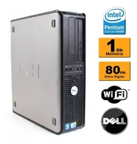 Cpu Pc Dell Optiplex Dual Core 1gb Hd 80gb Gravador Wifi