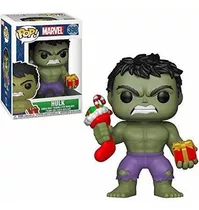 Funko Pop Hulk Navidad 398 Marvel Original Nuevo