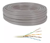 Rollo 100 Mts Cable Red Multifilar Utp Cat 5e - Aleación