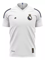 Camisa Real Branca Contempor Eurodry Rinno Classicos Futebol