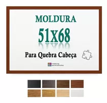 Moldura Chão De Barro 51x68 Quebra Cabeça 1000 Pcs + Petg