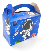 Caja Cajita Feliz Sorpresa X12 Unidades Astronauta Cohete