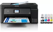 Impresora A Color Multifunción Epson Ecotank L14150 Con Wifi Negra 100v/240v