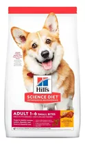 Alimento Hill's Science Diet Small Bites Para Perro Adulto De Raza Pequeña Sabor Pollo Y Cebada En Bolsa De 35lb