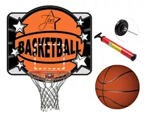 Kit Cesta De Basket Nba Profissional + Bola Oficial + Bomba