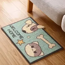 Limpiapiés Alfombra Bienvenida Mascota Cocina Baño 