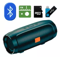 Caixinha De Som Bluetooth Potente 6w Com Fm , Usb E Sd Card