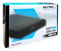 Carry Disk 2.5 Case Disco Rigido Externo Sata Usb 3.0 Netmak