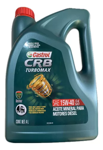 Aceite Crb Turbomax Ci4 Sl E7 4l X4u Castrol