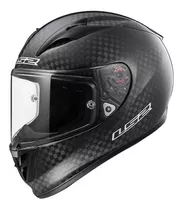 Casco Moto Pista Ls2 323 Carbono Negro Mate Brillo Masxmoto