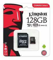 Micro Sd Kingston Clase 10 128gb 100mb/s *itech