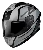 Casco De Moto Mt Helmets Targo Pro Sound A2 Gris Brillo