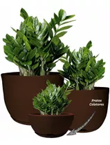 3 Vasos Grafiato Luxo Plantas Casa Decor Jardim Varanda N1