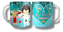 Taza Dragon Ball Sublimada A Elegi San Valentin Amor Amistad